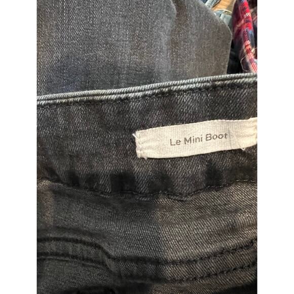Frame Denim Le Mini Boot Cut Denim Jeans Light Black Wash 29 - Picture 7 of 9